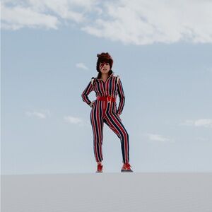 David Bowie Halloween costume with wig